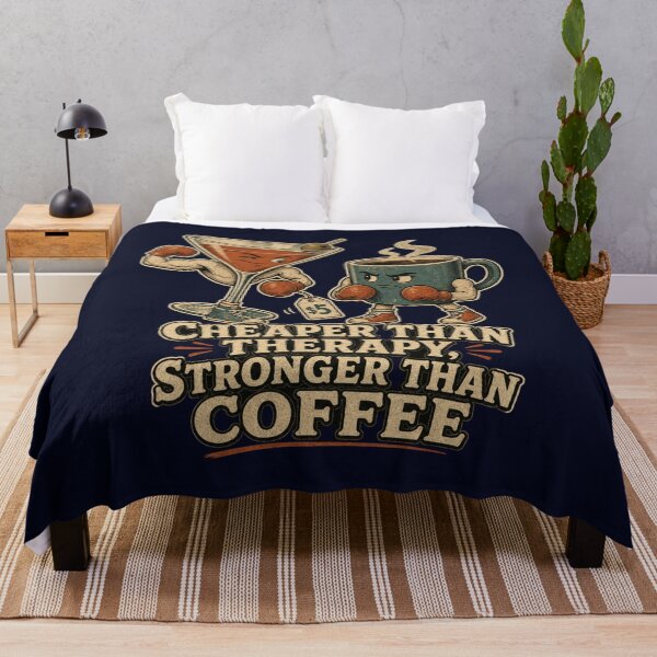 Item preview, Cheaper Than Therapy Stronger Than Coffee Shirt, Funny Bartender T-Shirt, Cocktail Humor Tee, Bartender Gift Shirt, Vintage Cocktail Boxing Graphic designed and sold by TshirtsLabs.
