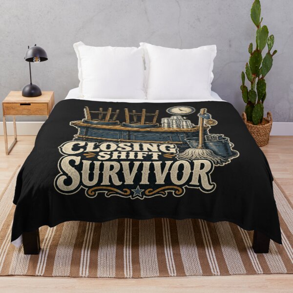 Item preview, Closing Shift Survivor Shirt, Funny Bartender T-Shirt, Bar Closing Humor Tee, Bartender Gift Shirt, Vintage Bar Stools Graphic designed and sold by TshirtsLabs.