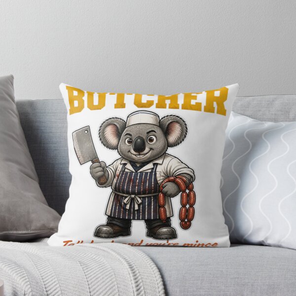Item preview, Butcher Koala Talk Back And You're Mince designed and sold by RDMOption.