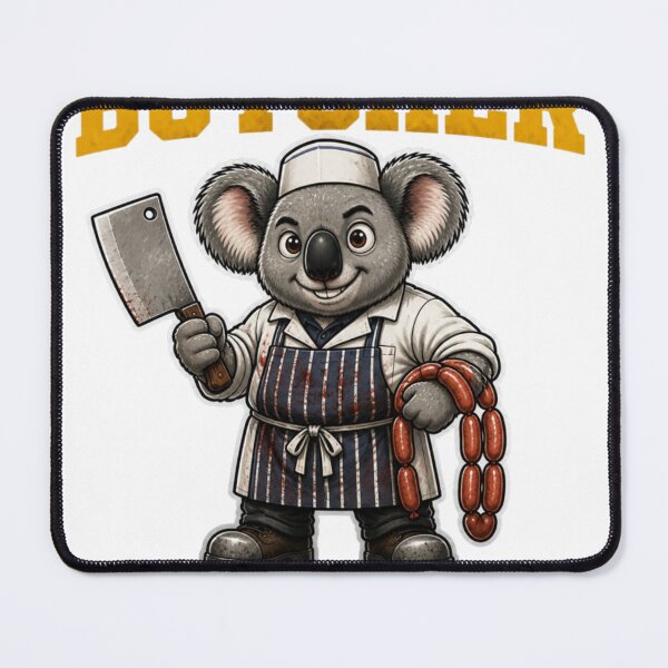 Item preview, Butcher Koala Talk Back And You're Mince designed and sold by RDMOption.