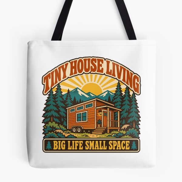 Item preview, Tiny House Gift - Big Life Small Space designed and sold by RedRubyBubble.