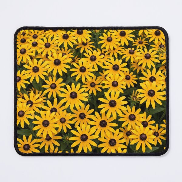 Item preview, Black-Eyed Susan Flowers Across the Canvas — Yellow Blooms with Dark Centers designed and sold by Stevercortinas.