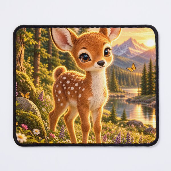 Item preview, Woodland Wonder – Cute Baby Deer at Golden Hour designed and sold by Golden Hour Studio.