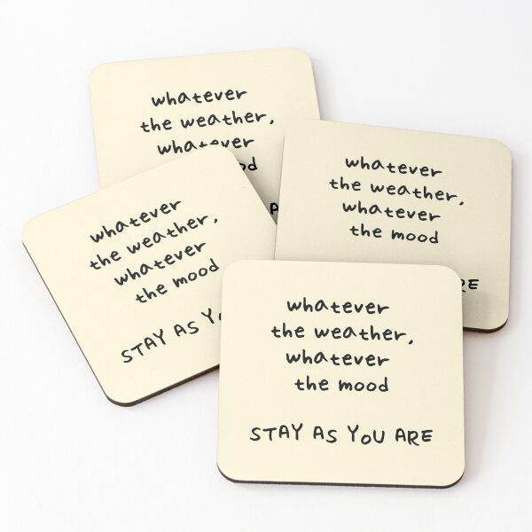 Item preview, (Black) Stay As You Are Minimal Typography Quote designed and sold by r-wan-design.