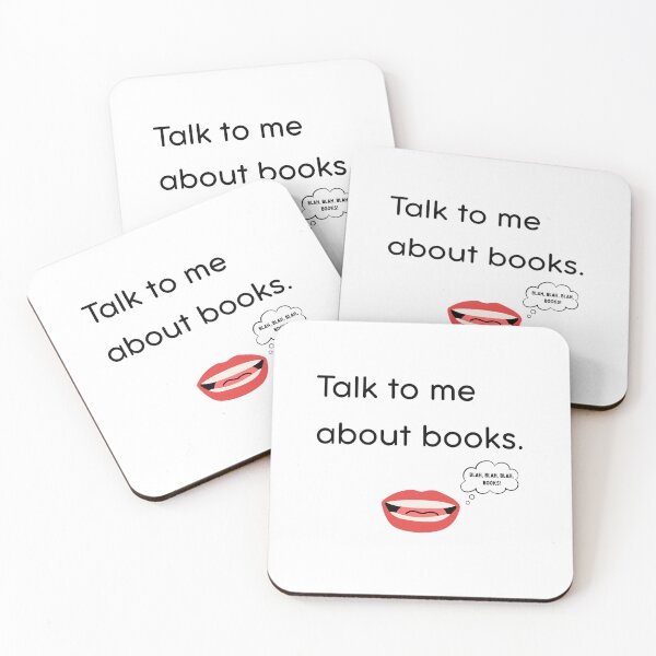 Item preview, Talk to me about books - Blah, Blah, Books! designed and sold by JMC-Artworks.
