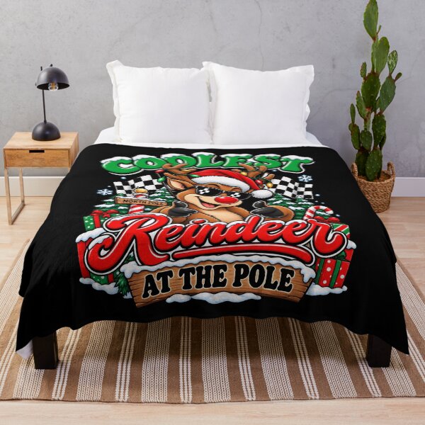 Item preview, Coolest Reindeer at the North Pole Christmas Design designed and sold by rafaeltto.