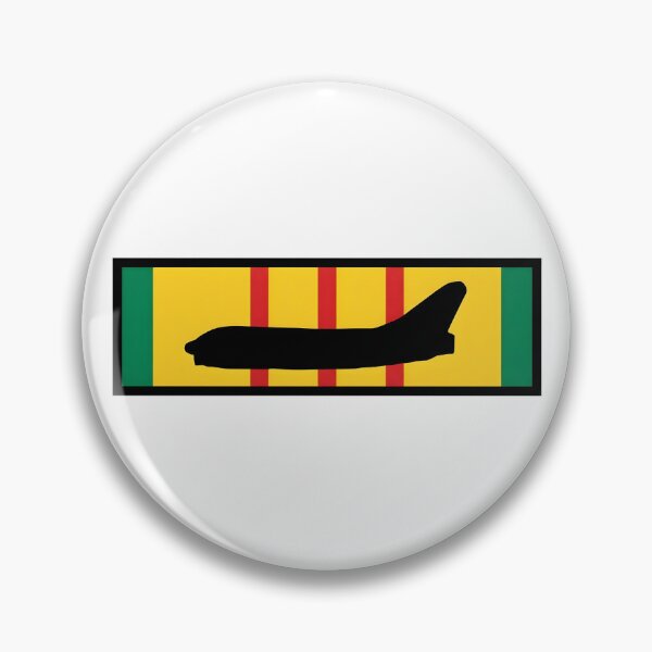 Artikelvorschau, A-7 Corsair II Silhouette auf Vietnam Service Ribbon Patch entworfen und verkauft von CharlieDesings.