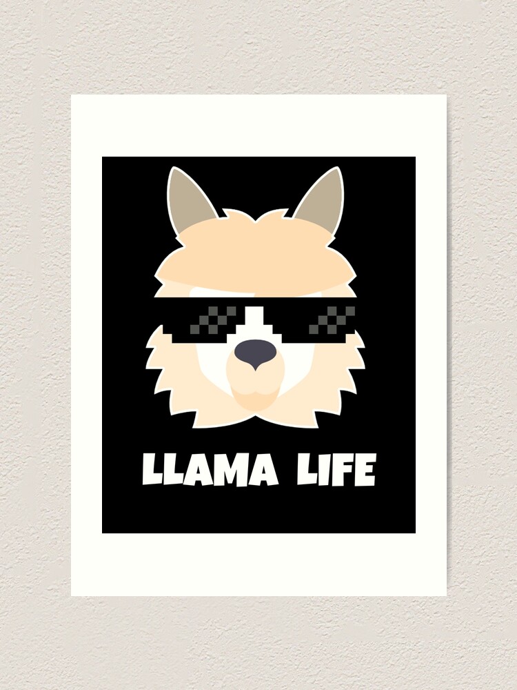 Lama Life Art Print By Kannway Redbubble - lama fortnite roblox