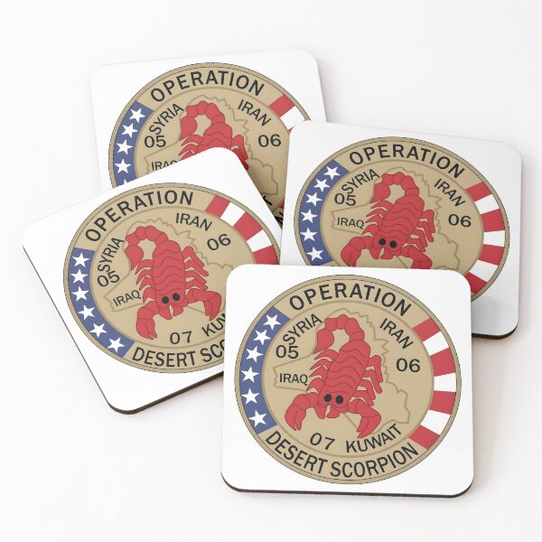 Item preview, Operation Desert Scorpion Deployment Patch designed and sold by CharlieDesings.