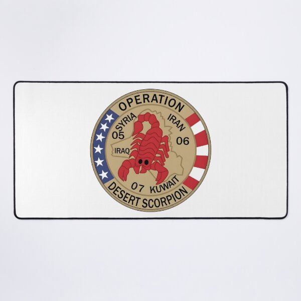 Item preview, Operation Desert Scorpion Deployment Patch designed and sold by CharlieDesings.