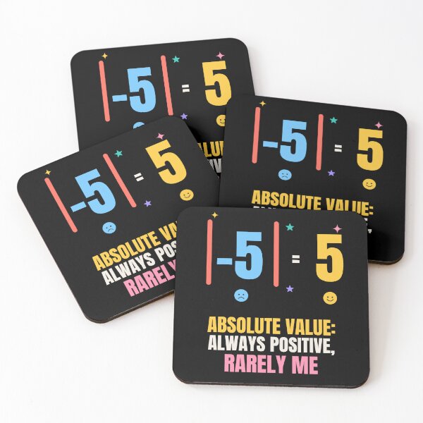 Item preview, Absolute Value Always Positive Rarely Me Math designed and sold by The Cozy Design Studio.