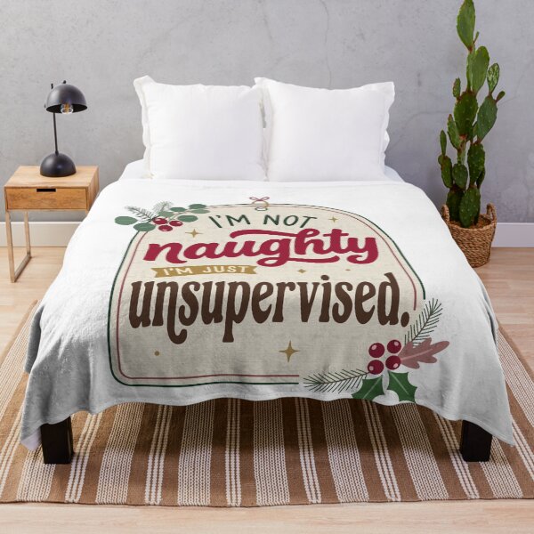 Item preview, Unsupervised at Christmas and Ready for Some Mischief designed and sold by FreshVibe Prints.