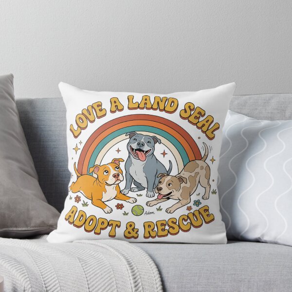 Item preview, Love A Land Seal Adopt And Rescue Dogs designed and sold by Adom-Fashon.