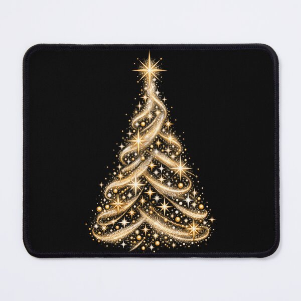 Item preview, Sparkling Christmas Tree, Gold Holiday Sublimation designed and sold by DesignArtist.ia.