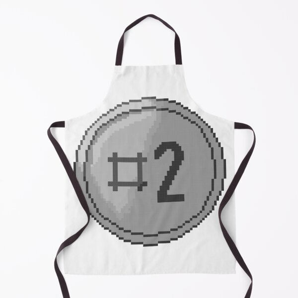 Item preview, Moneda de plata de pixel art n.° 2 - Segundo puesto en el concurso de videojuegos retro designed and sold by FlatstudioArt.