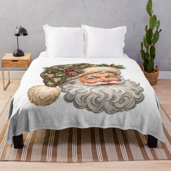 Item preview, Hunting Santa Claus, Rustic Camo Holiday designed and sold by DesignArtist.ia.