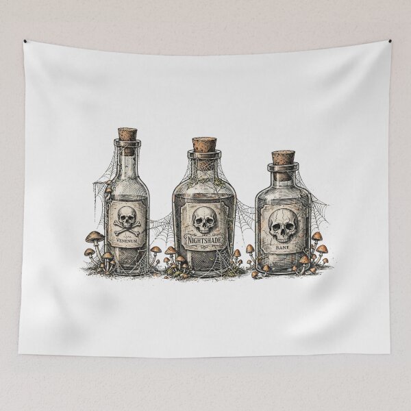 Item preview, Vintage Witch potion design  designed and sold by Omahsales.