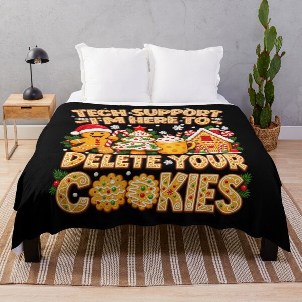 Item preview, I'm Here To Delete Your Cookies Funny Tech Support Christmas designed and sold by PensaPo2.
