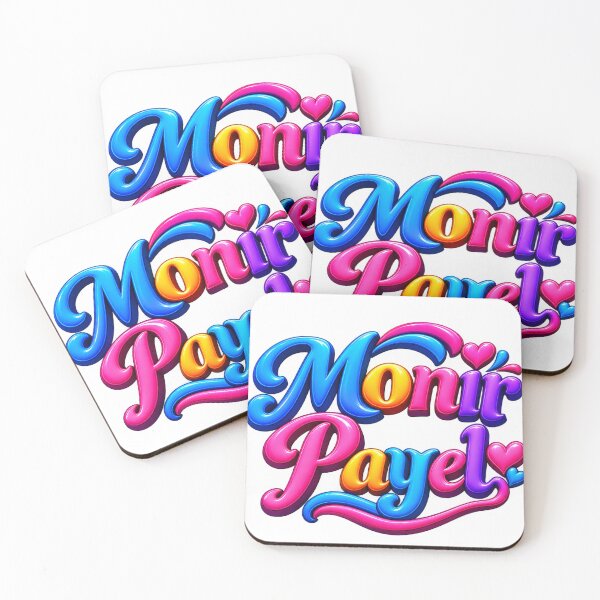 Item preview, Monir Payel Colorful 3D Name Art designed and sold by Design Sounds Studio.