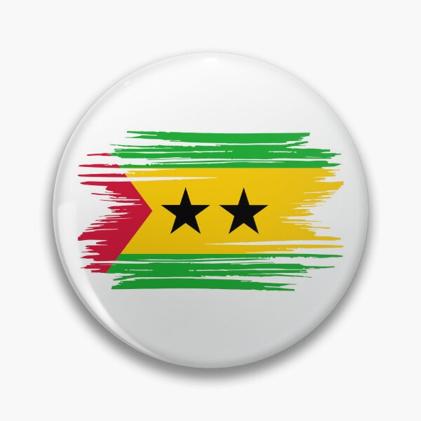 Item preview, Distressed Sao Tome And Principe Flag ST designed and sold by shitpostee.
