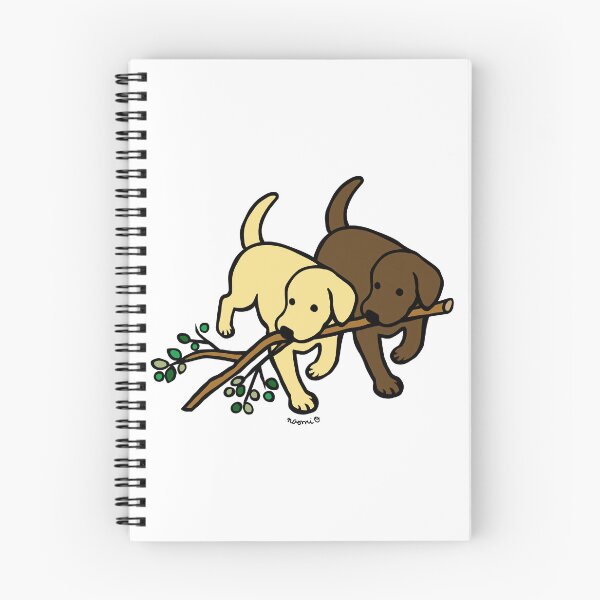 Item preview, Yellow Lab, Chocolate Lab Carrying a Branch designed and sold by HappyLabradors.
