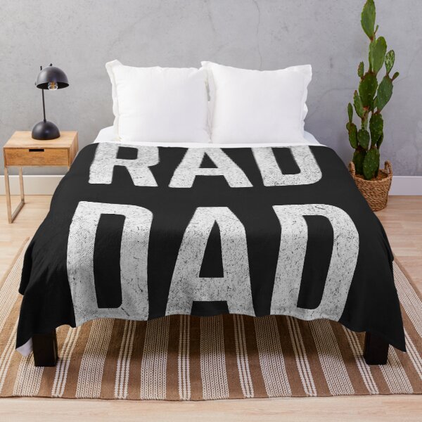 Item preview, Rad Dad Distressed Bold White Typography designed and sold by mareix.