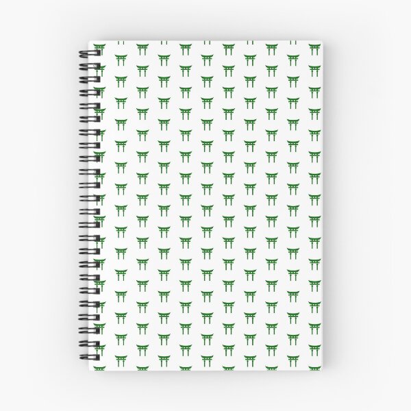 Item preview, Dark Green Japanese Torii Gate Shinto Shrine Design designed and sold by pattern-archive.