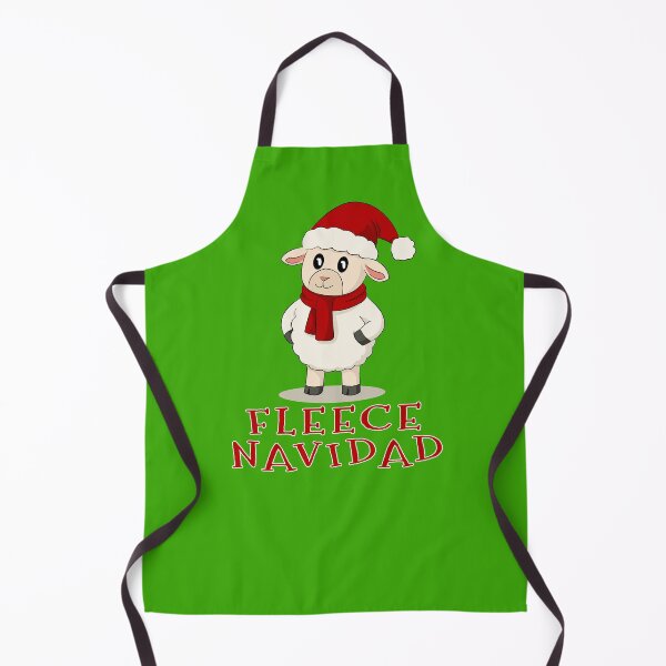 Item preview, Fleece Navidad – Divertido juego de palabras navideño con ovejas designed and sold by Fun Funky Designs.