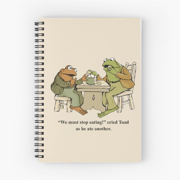 Item preview, We Must Stop Eating Frog and Toad Cookie Humor designed and sold by mareix.