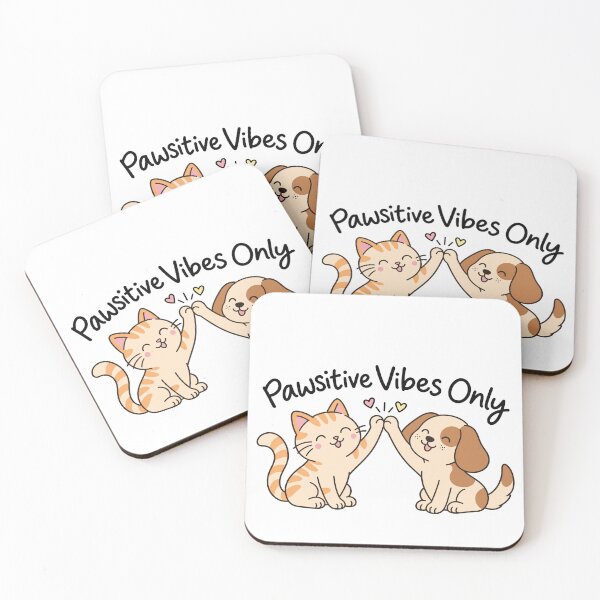 Item preview, Pawsitive vibes only designed and sold by MoodleDoon.