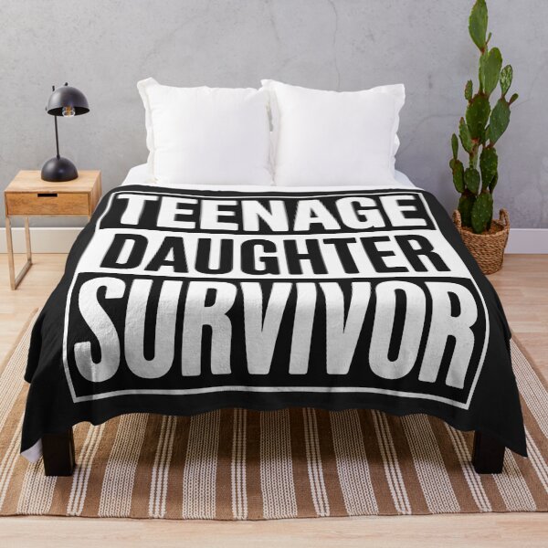Item preview, Teenage Daughter Survivor Bold Parenting Humor designed and sold by mareix.