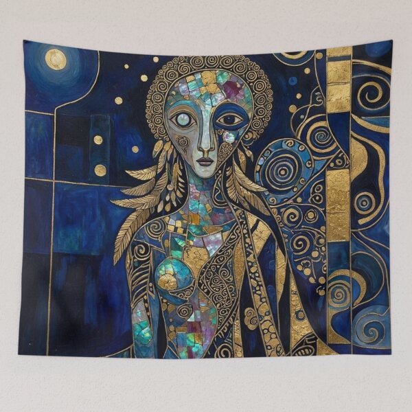 Item preview, Abstract AI Robot Art designed and sold by TheDarkWardrobe.