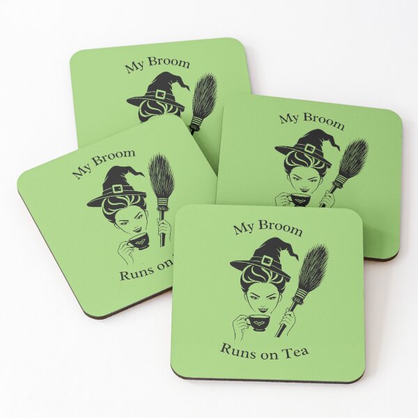 Item preview, Funny Tea Loving Witch Halloween, Witchy Green designed and sold by kkargakou.