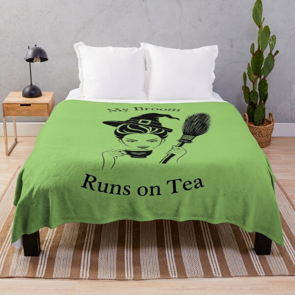 Item preview, Funny Tea Loving Witch Halloween, Witchy Green designed and sold by kkargakou.