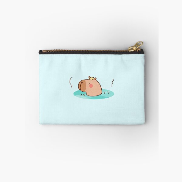 Item preview, Capybara Warming Up in a Hot Bath designed and sold by Chunu Doodles.
