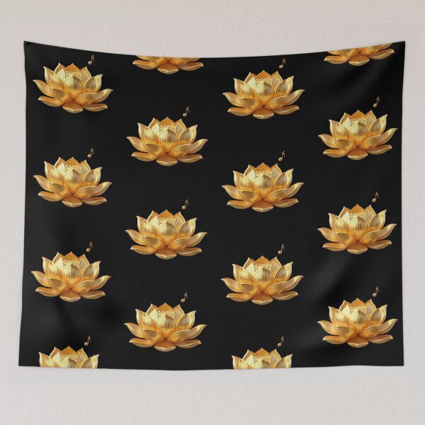 Item preview, Solenne Gold Lotus and Musical Note designed and sold by Solenne Music.