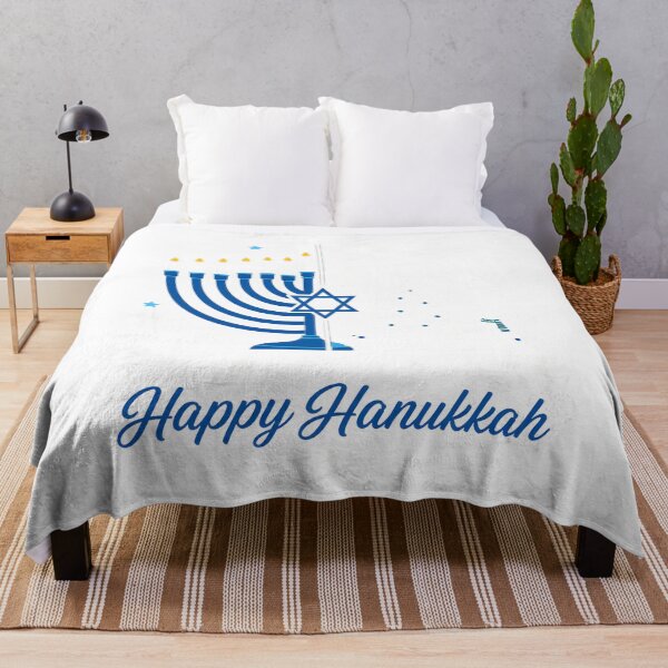 Item preview, Merry Christmas Happy Hanukkah Menorah Holiday Fusion Interfaith designed and sold by Luminatelier.