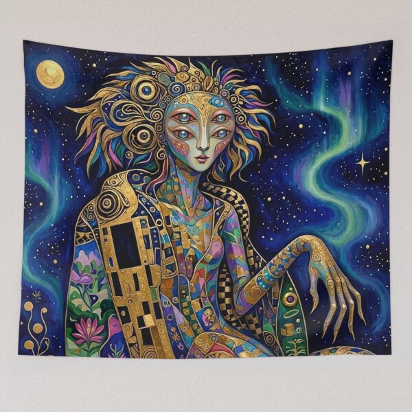 Item preview, Abstract AI Robot Art designed and sold by TheDarkWardrobe.