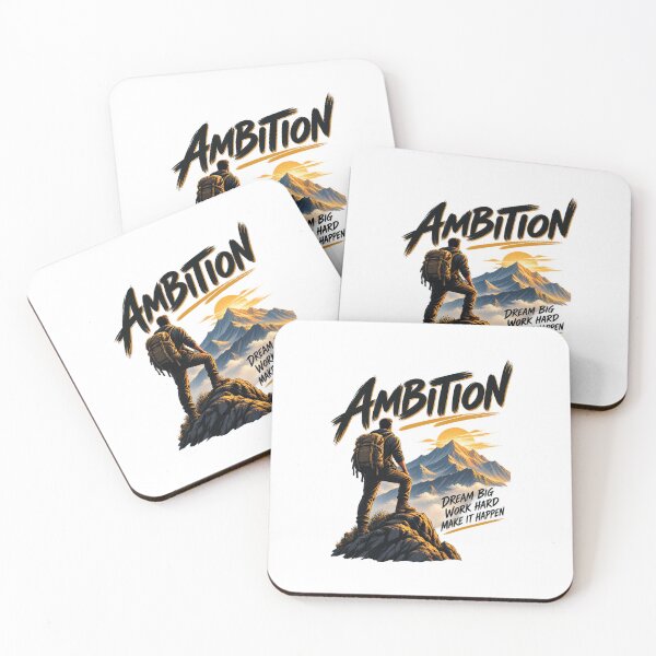 Item preview, Motivational Ambition Mountain Climbing & Success Design designed and sold by 2.5.
