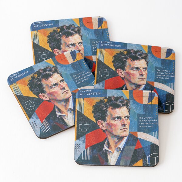 Item preview, Ludwig Wittgenstein Painting – The Philosophy of Language designed and sold by GalleryKauffeld.
