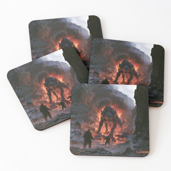 Item preview, The three-headed Cerberus guarding enormous gates leading into the underworld, Fantasy & Mythological Creatures designed and sold by CDC40.