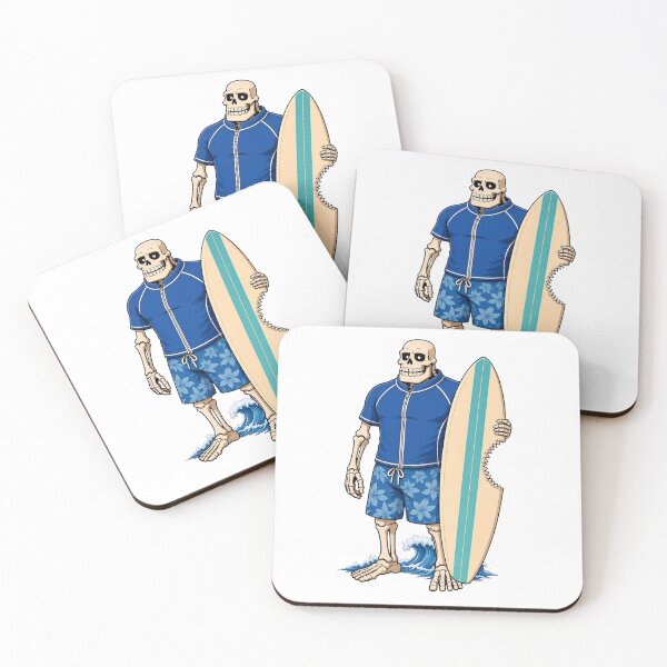 Item preview, Rubio of the Rogue Bones: Gentle Giant Surfer Skeleton, Tropical Bone Crew by Rogues Wares designed and sold by Rogues Wares.