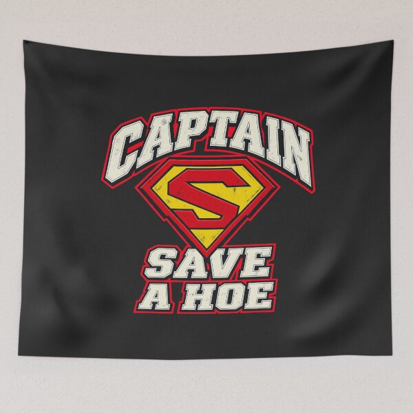 Item preview, Captain Save A Hoe S Shield Logo Arch Text Classic designed and sold by salmaousiri.