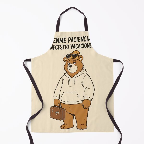 Item preview, Tenme Paciencia Necesito Vacaciones Oso Divertido Camiseta designed and sold by EverydayBadge.