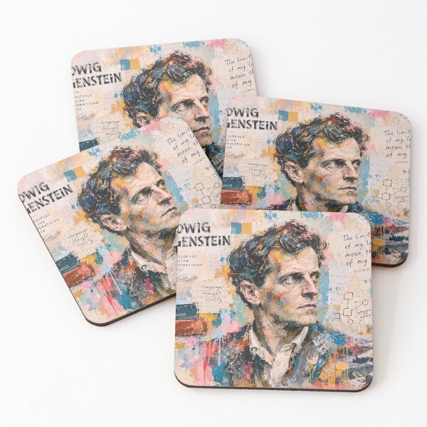 Item preview, Ludwig Wittgenstein Painting – Portrait of a Great Philosopher designed and sold by GalleryKauffeld.