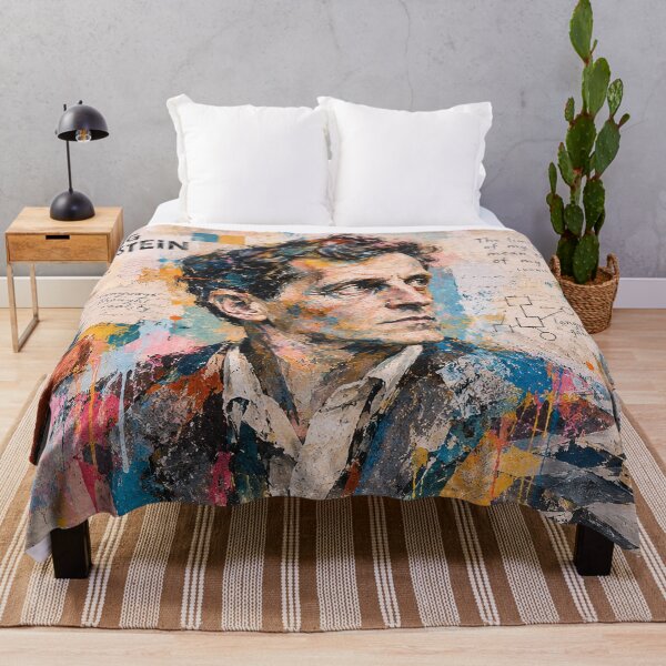 Item preview, Ludwig Wittgenstein Painting – Portrait of a Great Philosopher designed and sold by GalleryKauffeld.