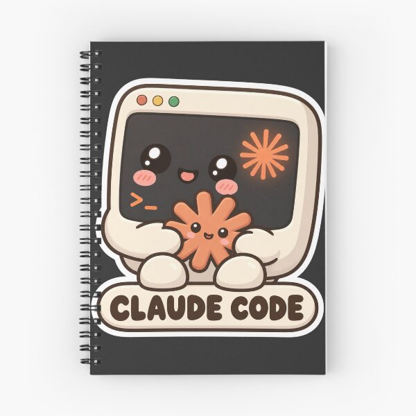 Item preview, Kawaii Claude Code Terminal - Cute AI Coding Agent CLI Sticker designed and sold by Stick Erify.