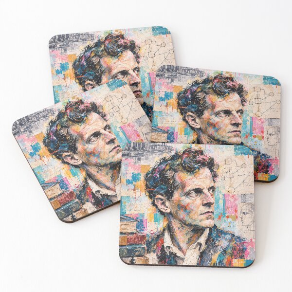 Item preview, Ludwig Wittgenstein Painting – Logic, Language and Reality designed and sold by GalleryKauffeld.