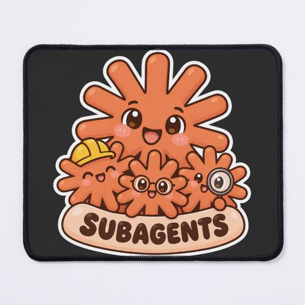 Item preview, Claude Code Subagents Kawaii - Cute Claude Spark Family AI Agent Sticker designed and sold by Stick Erify.