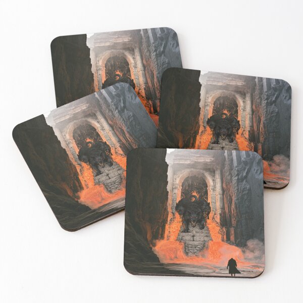 Item preview, The three-headed Cerberus guarding enormous gates leading into the underworld, Fantasy & Mythological Creatures designed and sold by CDC40.